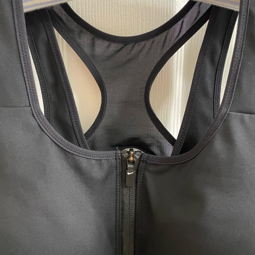 Nike Black Racerback padded Sports Bra, Medium - Picture 7 of 14